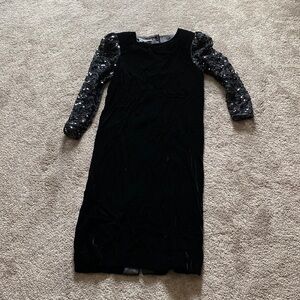 Act 1 Velvet Dress SIZE 13/14